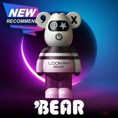 lookah bear 510 vape hardware grey