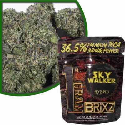 BRIXZ NYC THCa Premium Indoor Cannabis Flower 1g - Sky Walker