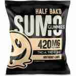 half bakd sumo gummies 420mg 2pcs birthday cake