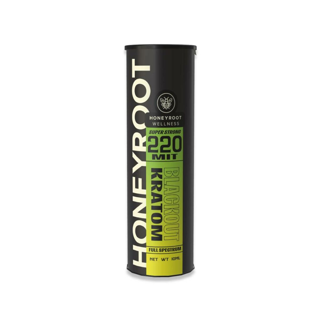 honeyroot blackout kratom 200mit 10ml shot