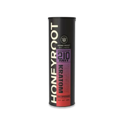 honeyroot kratom shot trainwreck 210 mit high alkaloid