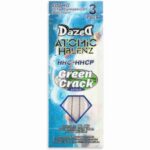Dazed Atomic H Blenz Shatterwalkerz 3-Pack Pre Rolls 2.25g - Green Crack