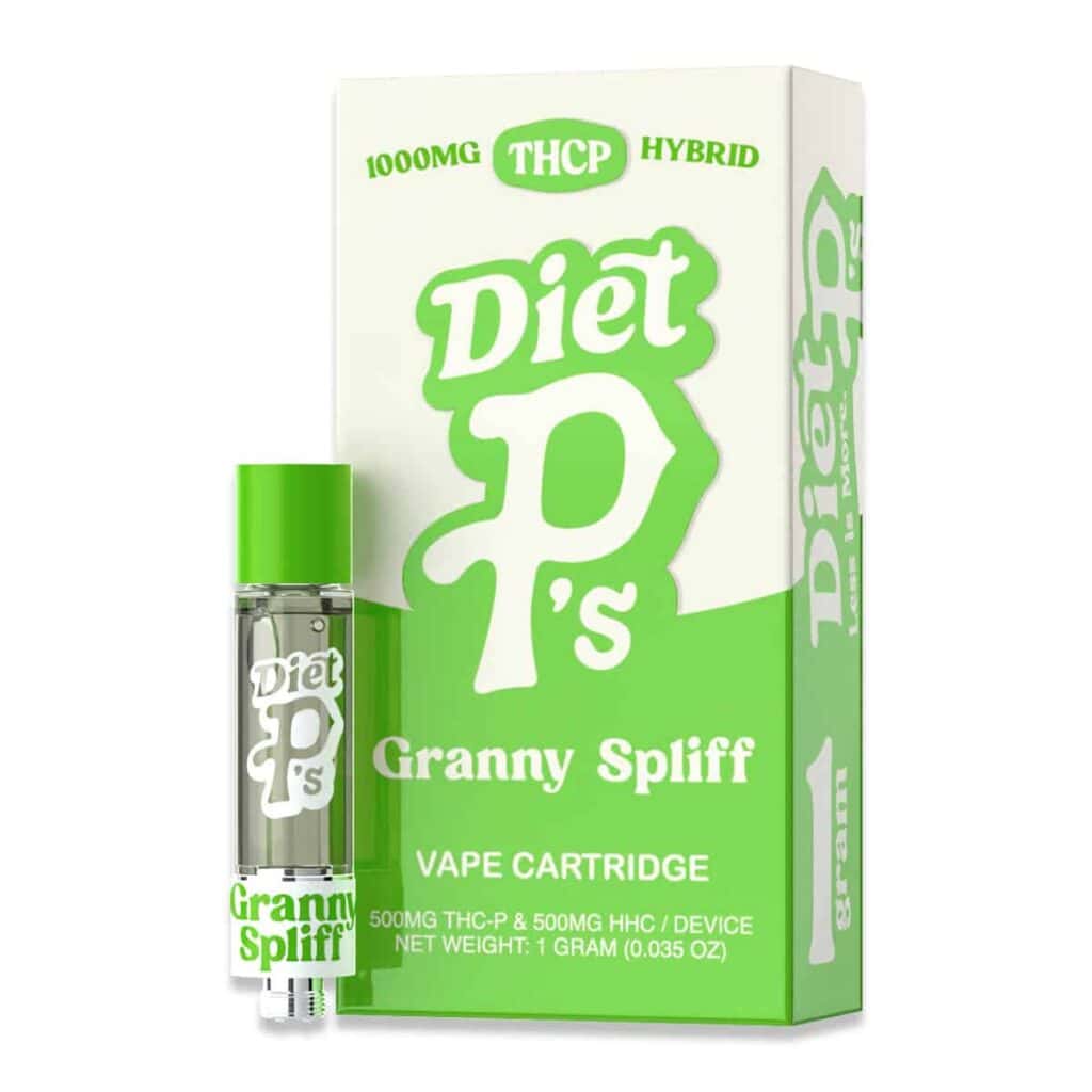 Diet P’s THCP Cartridges 1g Granny Spliff