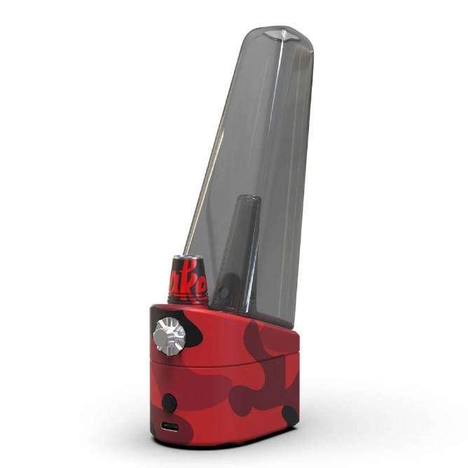 Cake GLOW Electronic Dab Rig Vaporizer Red Camo