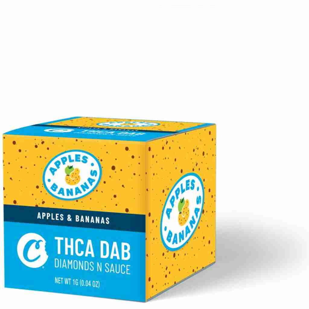 Cookies Diamond Sauce THCa Dabs 1g Apples & Bananas