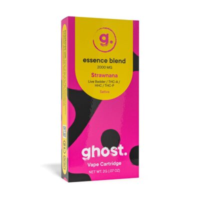 ghost essence blend cartridges 2g strawnana