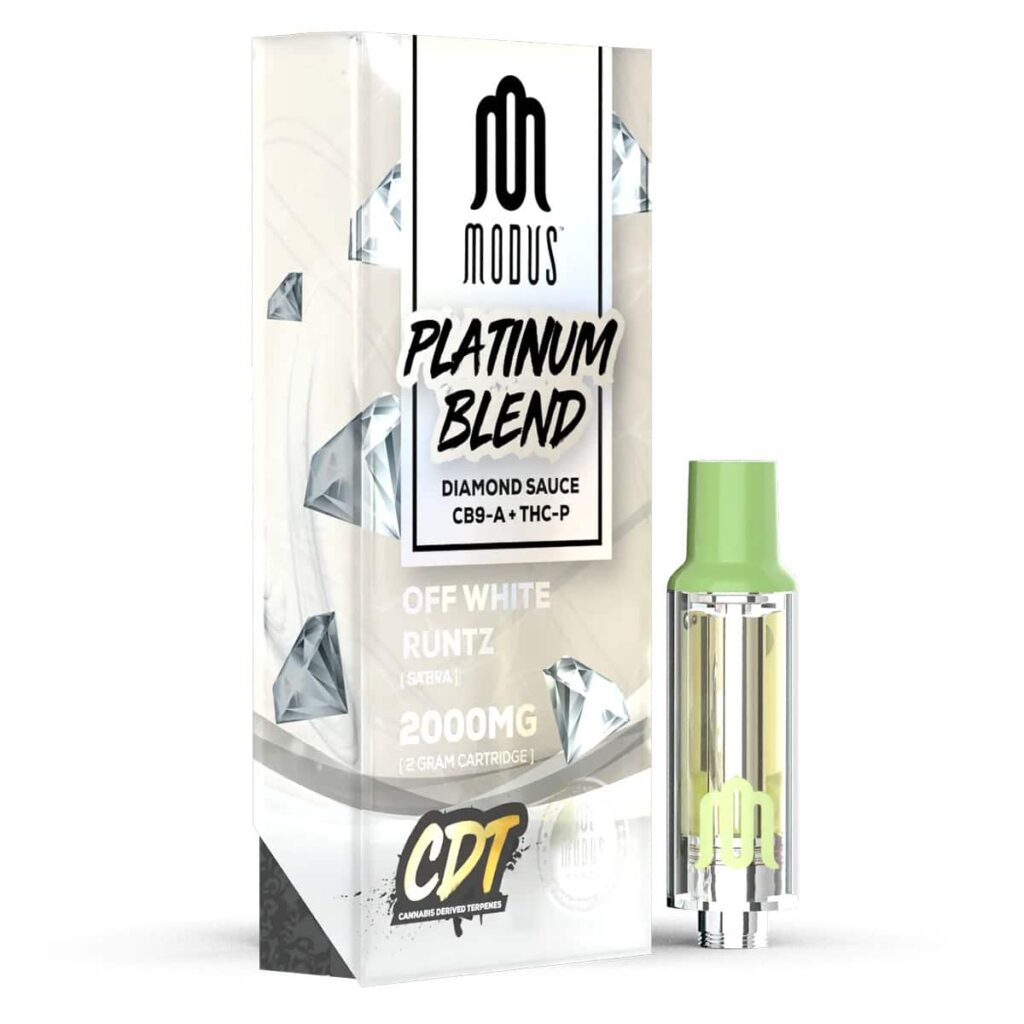 modus platinum blend cartridges 2g Off White Rutz