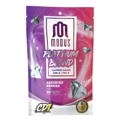 modus platinum blend gummies 3g Assorted Berries