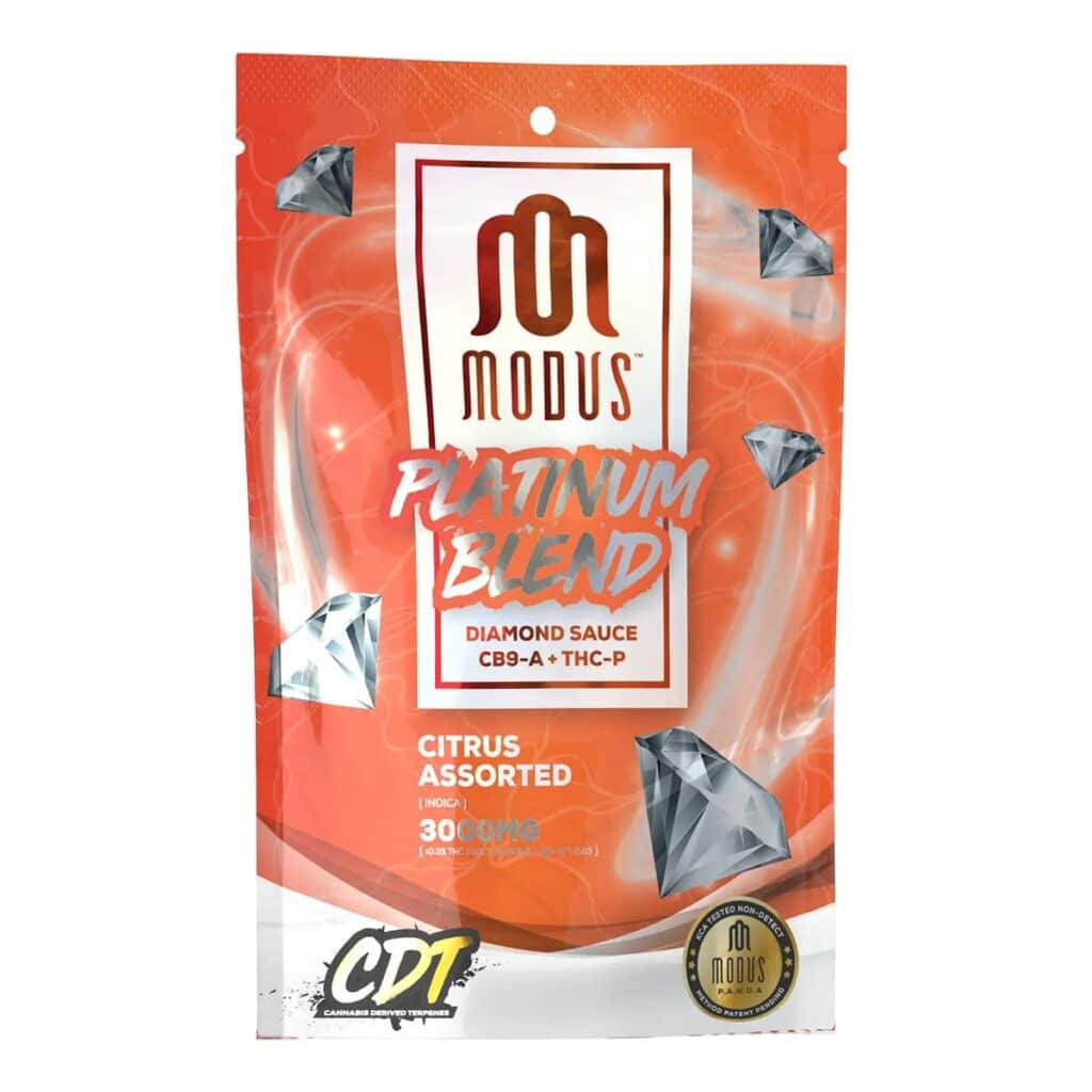 modus platinum blend gummies 3g Citrus Assorted