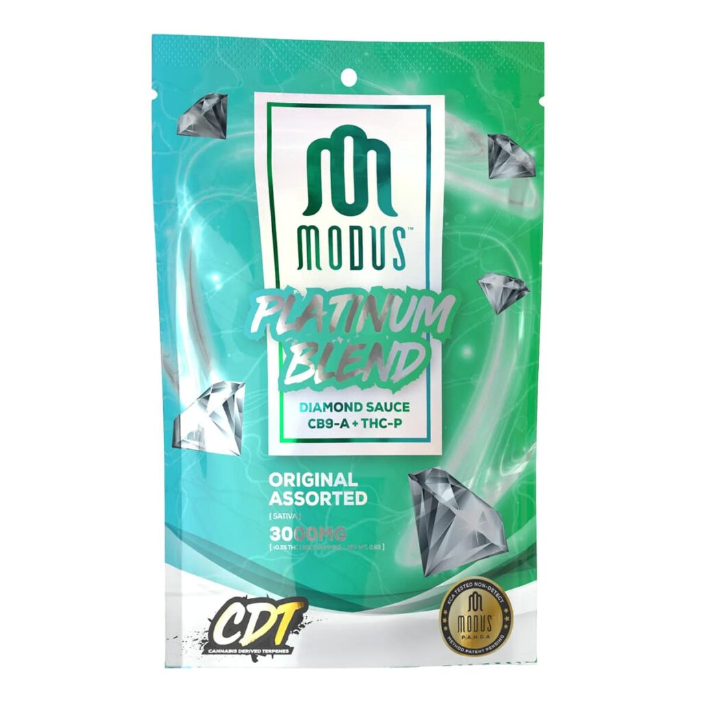 Modus Platinum Blend Diamond Sauce 3000mg Gummies 20pc OG Assorted