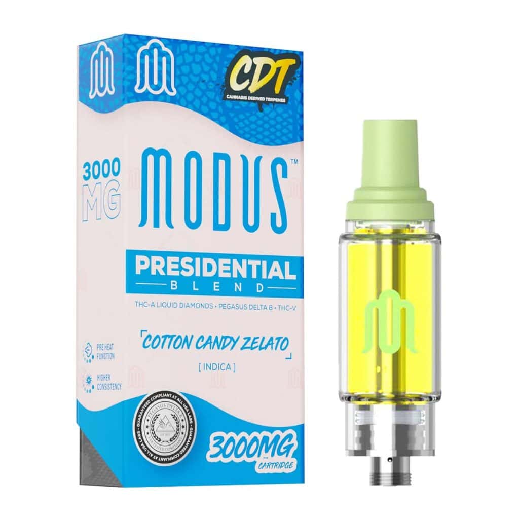 modus presidential blend cartridges 2g Cotton Candy Zelato