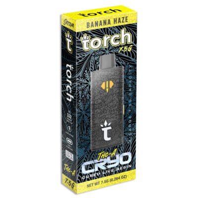 torch thca cryo cured live resin disposable 7g banana haze