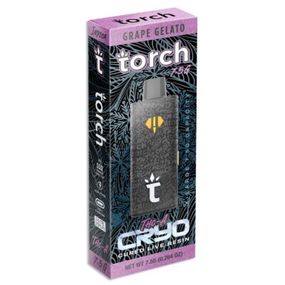torch thca cryo cured live resin disposable 7g grape gelato