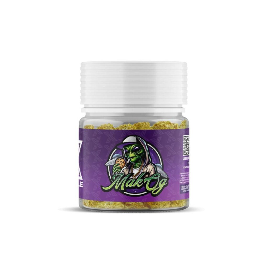 xhale premium thca flower 3.5g mak og