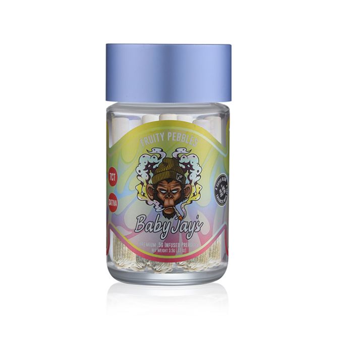 Flying Monkey Delta 8 Knockout Blend Baby Jay’s Prerolls 7pc - Fruity Pebbles