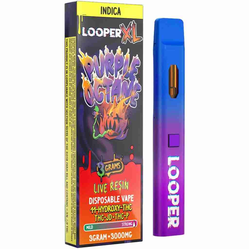 Looper XL Live Resin Disposables (3g) - Purple Octane