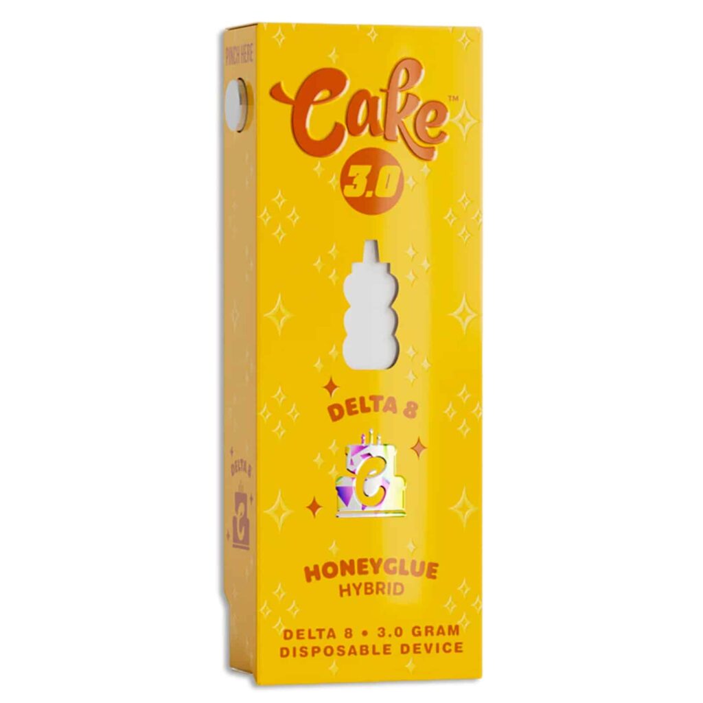 cake delta 8 3.0 disposable 3g honey glue
