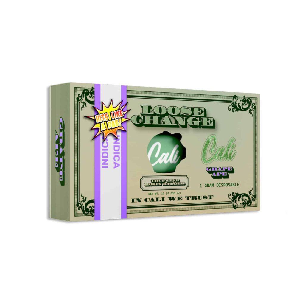 cali extrax loose change thcp disposable 1g grape ape