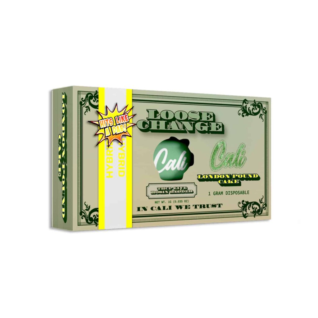 cali extrax loose change thcp disposable 1g london poundcake
