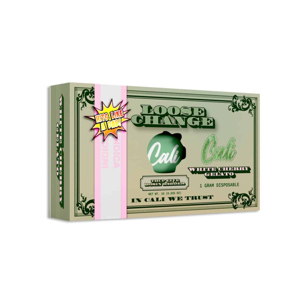 cali extrax loose change thcp disposable 1g white cherry gelato