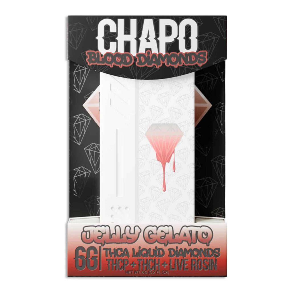 chapo blood diamonds thca disposable 6g jelly gelato