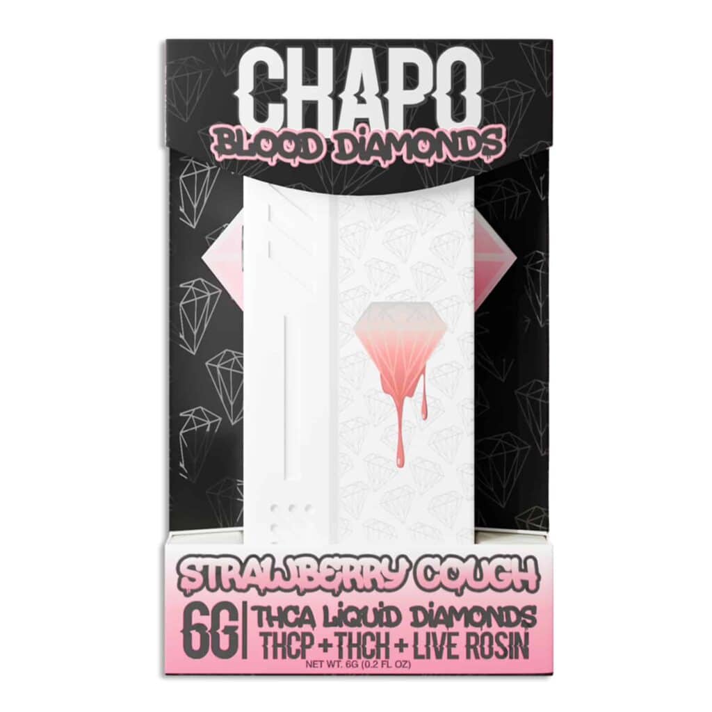chapo blood diamonds thca disposable 6g strawberry cough