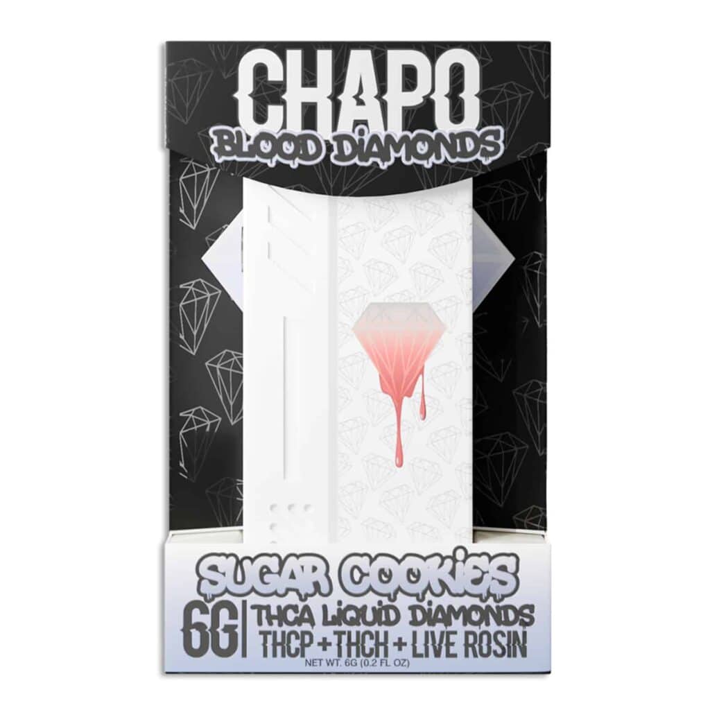 chapo blood diamonds thca disposable 6g sugar cookies