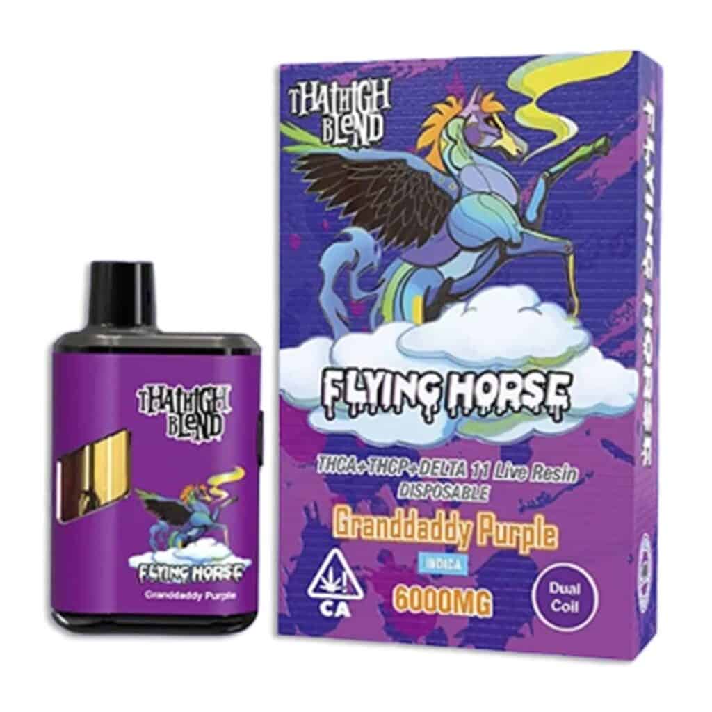 flying horse thai high blend new device disposable 6g granddaddy purple
