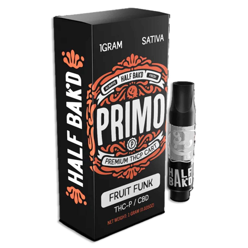 Half Bak’d Primo THCP Cartridge 1g Fruit Funk