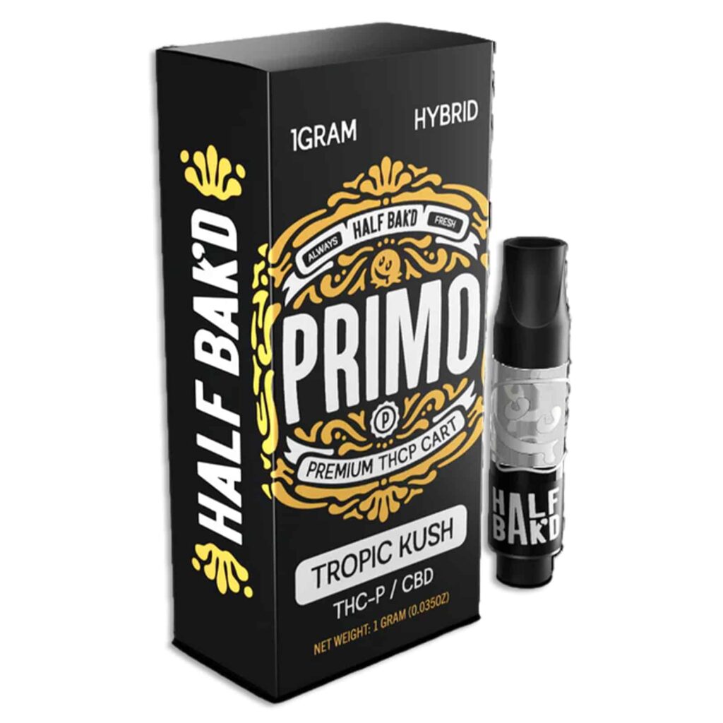 Half Bak’d Primo THCP Cartridge 1g Tropic Kush