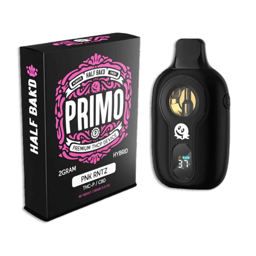 half bakd primo thcp disposable 2g pink runtz.