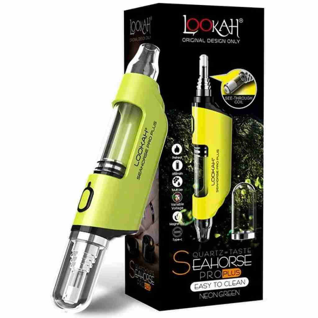 Lookah Seahorse Pro Plus Dab Pen Kit Neon Green