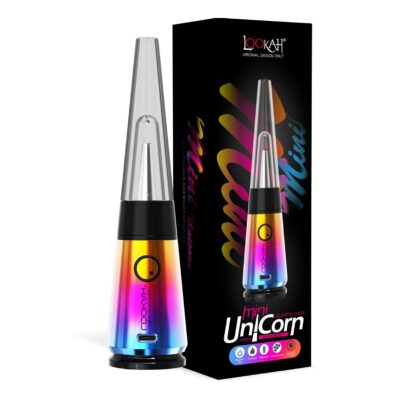 lookah unicorn mini electric dab rig rainbow