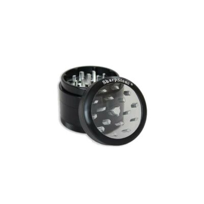 sharpstone grinder clear top 55mm 4pc black
