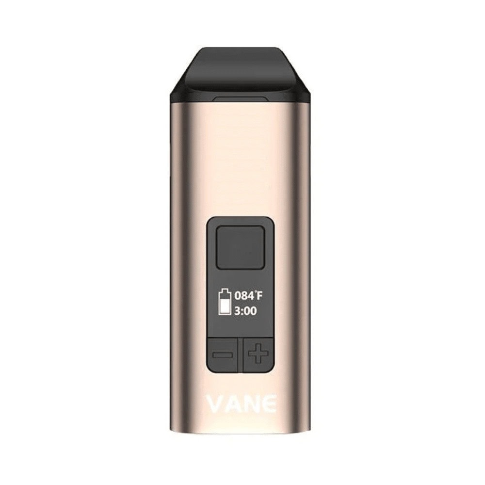 yocan vane dry herb vaporizer champagne gold