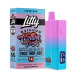 Litty AF Blend THCa Disposable Vape Pen 5g - Rainbow Cotton