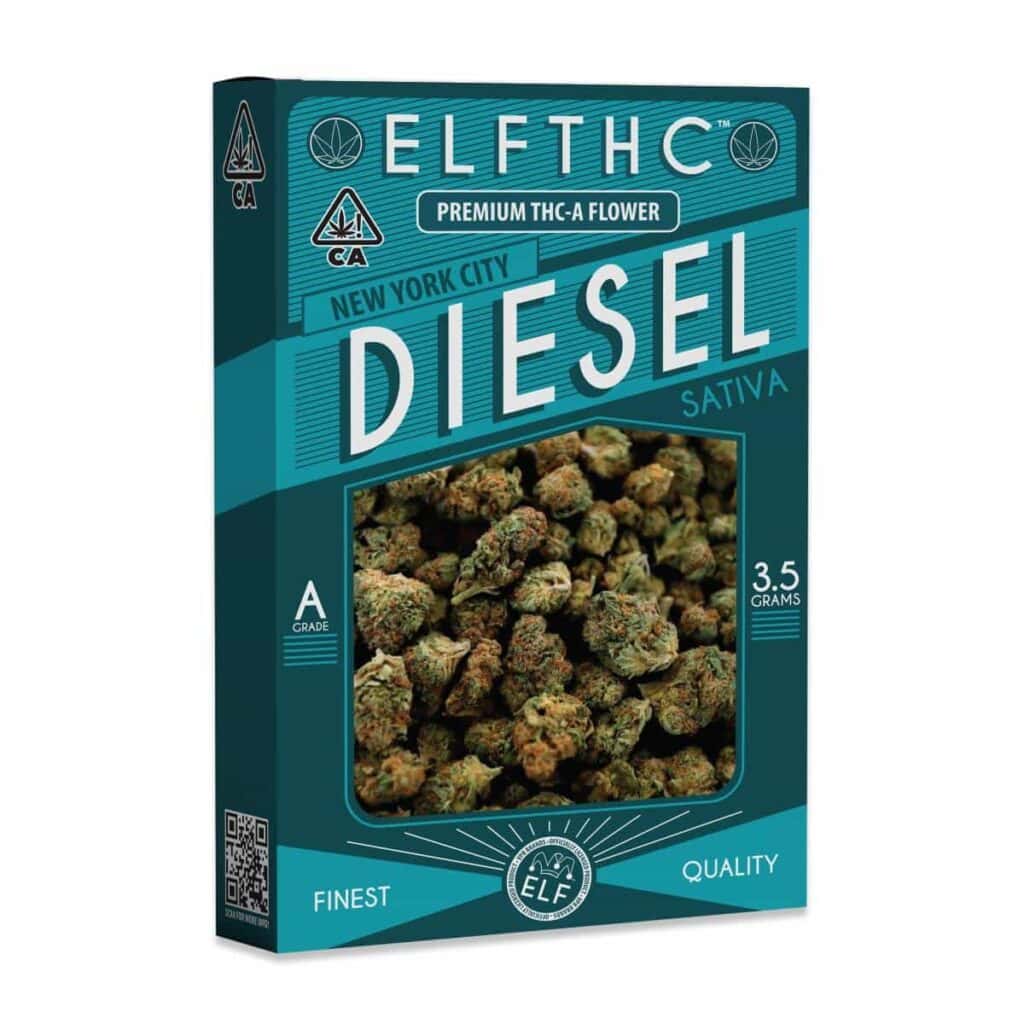 ELF THC Premium THCa Flower 3g NYC Diesel