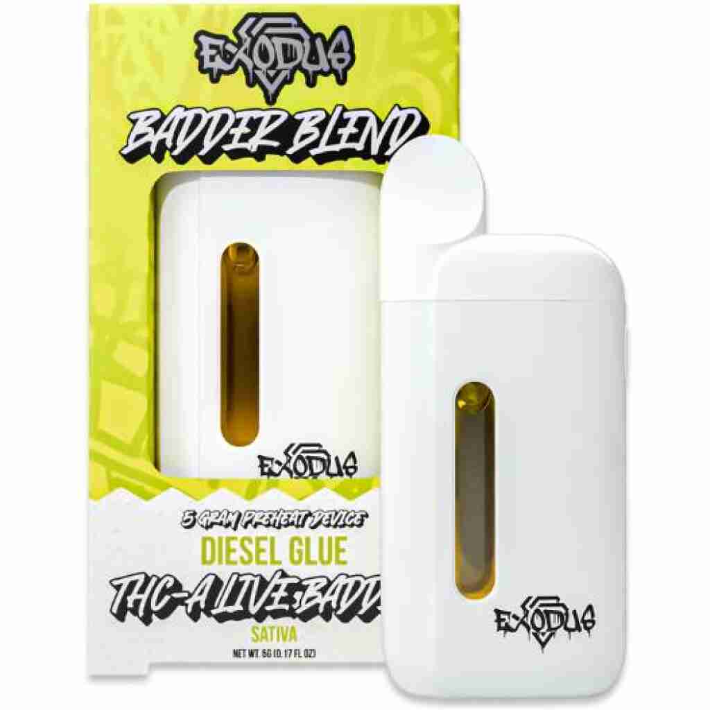 exodus badder blend thca disposable 5g diesel glue
