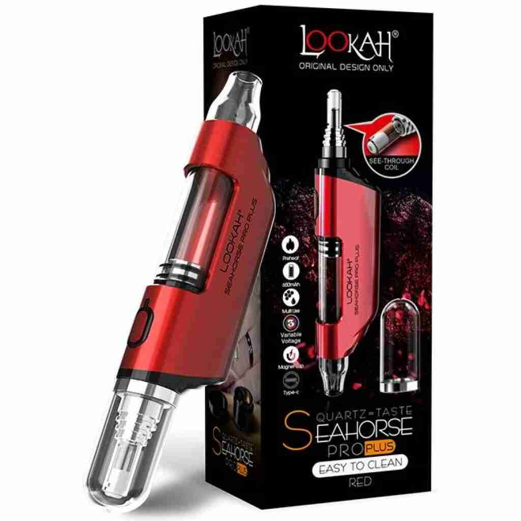 Lookah Seahorse Pro Plus Dab Pen Kit Red