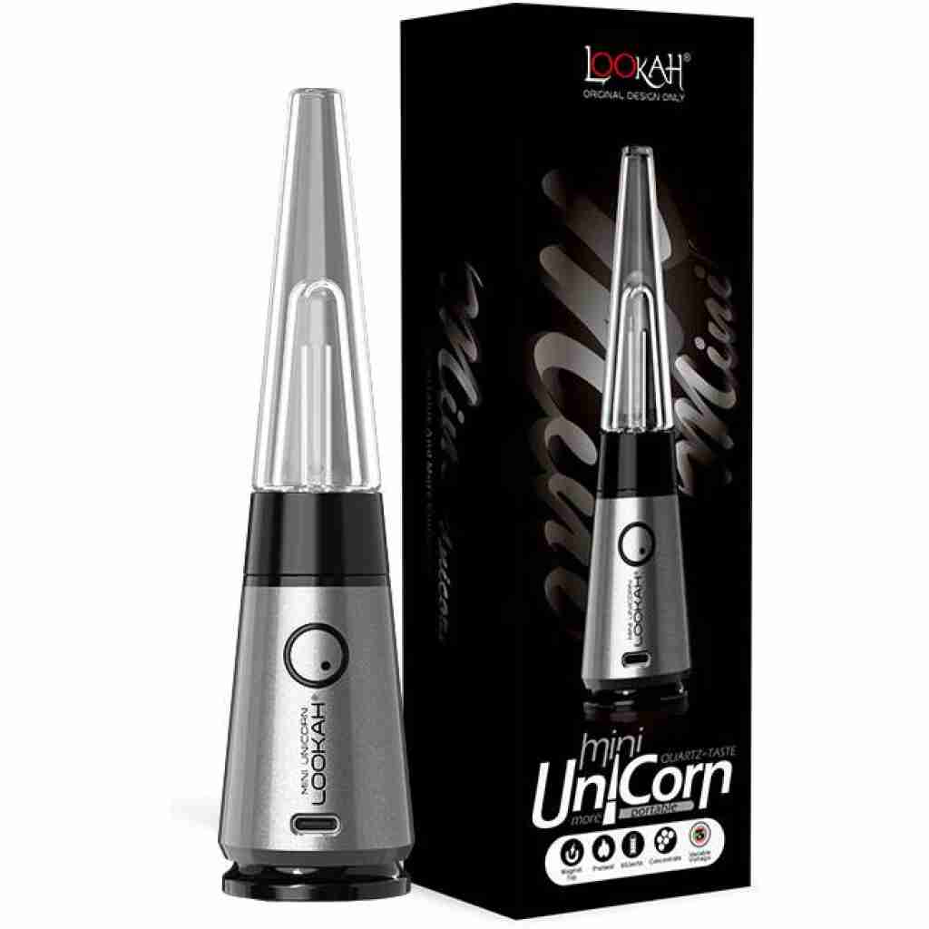 lookah unicorn mini electric dab rigs grey