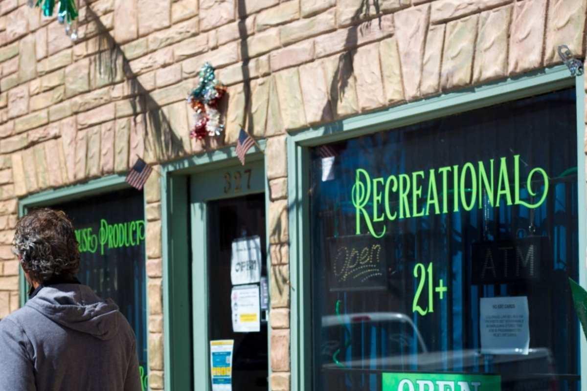 A cannabis shop that sells to customers aged 21 and above