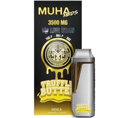 Muha Meds THCP Live Resin Disposable 3.5g - Truffle Butter