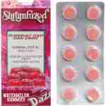 Shrumfuzed Nootropic Trippy Psychedelic Mushroom Gummies 10 Piece Watermelon flavor.