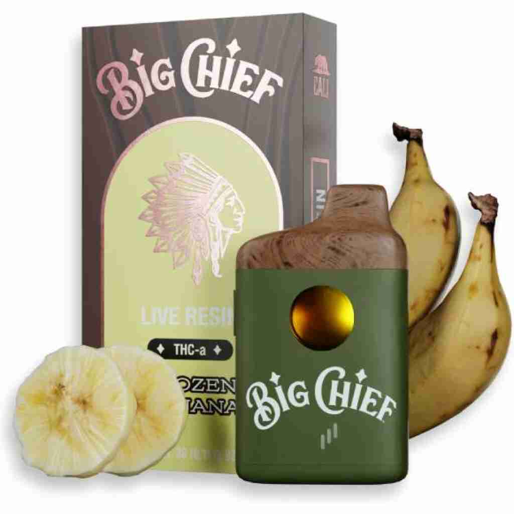 Big Chief THCa Disposable 3g Frozen Banana