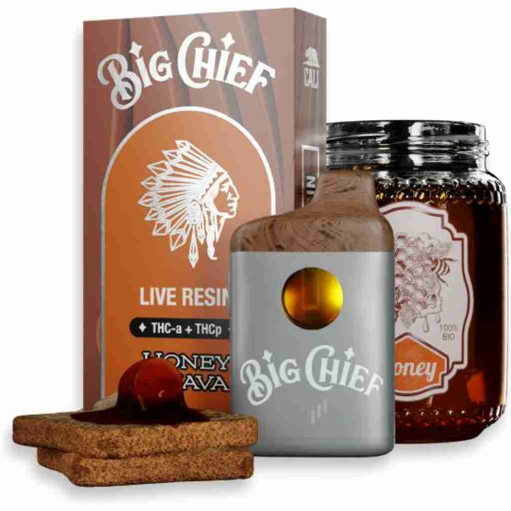Big Chief THCa THCP Live Resin Disposable 3g Honey Guava