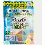 dazed atomic h blenz hhc gummies 250mg assorted