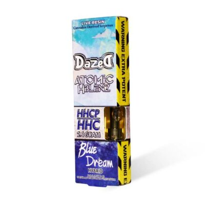 dazed8 atomic h blenz hhc cartridge 2.1g blue dream