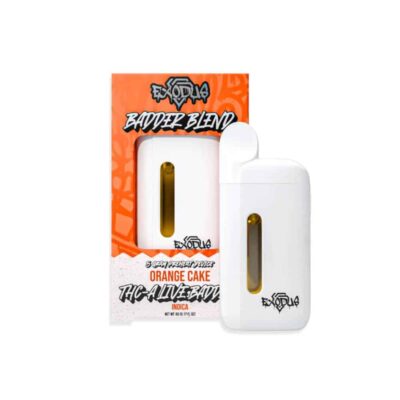 exodus badder blend thca disposable 5g orange cake