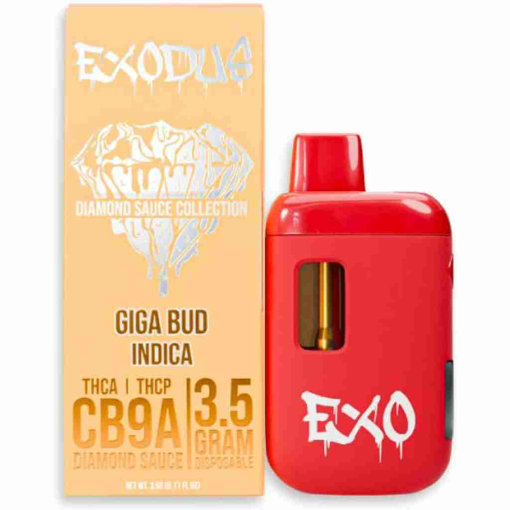 exodus giga bud cb9a thca disposable 3.5g giga bu