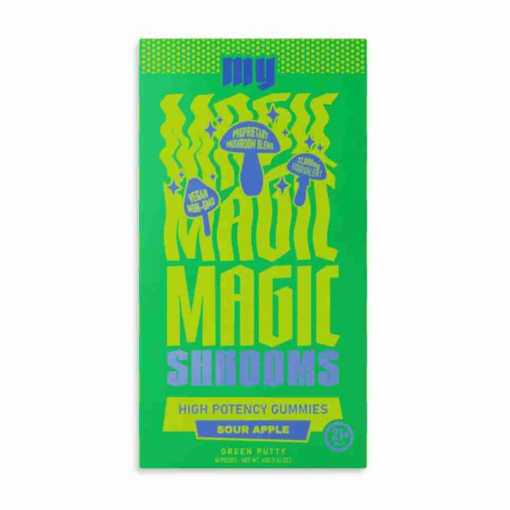 exodus my magic mushy gummies 12000mg 10pc sour apple